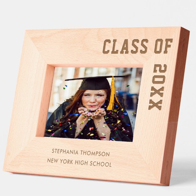 Graduation personnalisée Cadre d'image gravé (Personalized Graduation Engraved Picture Frame)