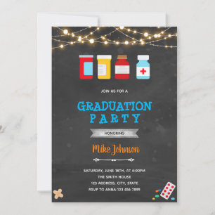 Graduation Pharmacie invitation médicale