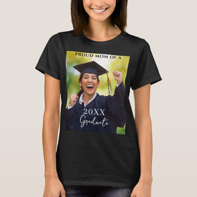 Graduation Photo Fière Maman T-shirt (Devant)