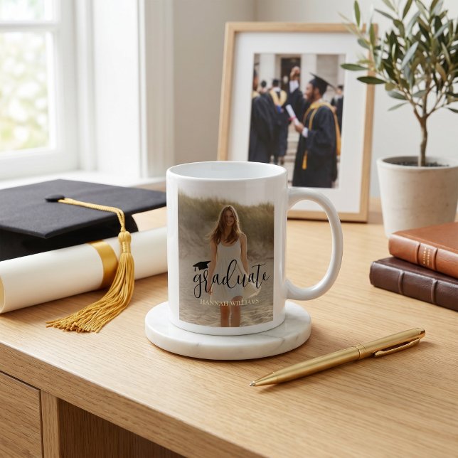 Graduation Photo Mug Personalized - Congratulation (Créateur téléchargé)