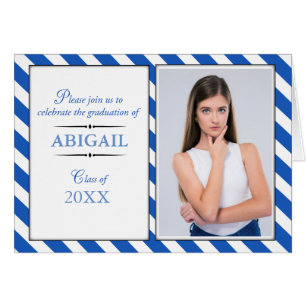 Graduation Photo personnalisée Fête Invitation Str