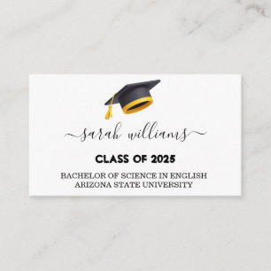 Graduation Qr code nom Grad Faire-part 2025
