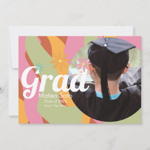 Graduation super Photo Invitation audacieuse