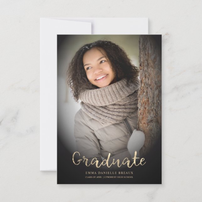 Graduation Transparence - Script photo Calligraphi (Devant)