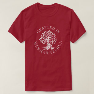 Grafé dans Messiah Yeshua arbre de vie T-shirt