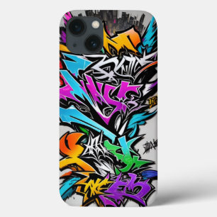 Graffiti Abstrait en Coque dur iPhone
