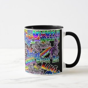Graffiti "Ar" Termes artistiques Café Mug