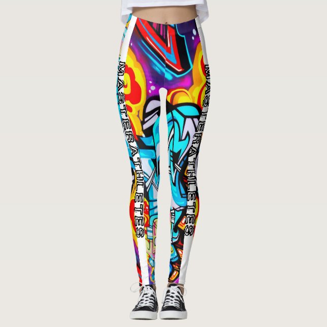 Graffiti Art Leggings (Devant)