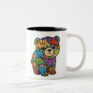 Graffiti Bear Mug - Version à gauche