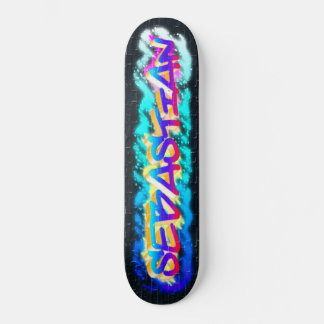 Graffiti Customisé SEBASTIEN Skateboard