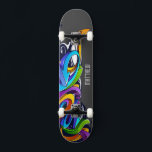 Graffiti de garçon Skateboard avec nom<br><div class="desc">Graffiti de garçon Skateboard avec nom</div>