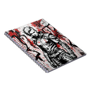 Graffiti de guerrier Cyberpunk - Carnet de spirale