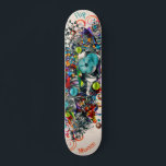 Graffiti Floral Deck pour Skateboard<br><div class="desc">Faites de ce Graffiti Floral Deck for Skateboard votre propre en ajoutant votre texte. Pour accéder aux outils de montage avancés, allez à "Personnaliser ce modèle" et cliquez sur "Détails", faites défiler et appuyez sur le lien "cliquer pour customiser plus loin". Idéal pour toutes les occasions comme l'anniversaire ou Graduation,...</div>
