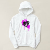 Graffiti Heart Sweat - shirt à capuche, sweatshirt