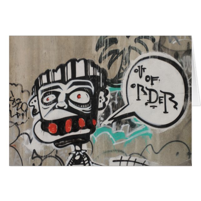 Graffiti hors de l'ordre (Devant horizontal)