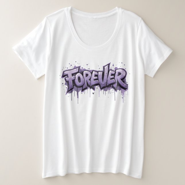 Graffiti Lavender Infinity "FOREVER" (Design devant)