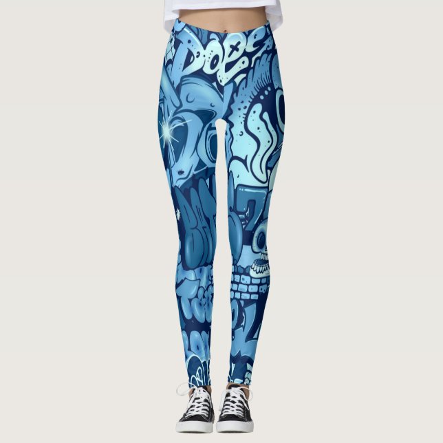 Graffiti Leggings (Devant)
