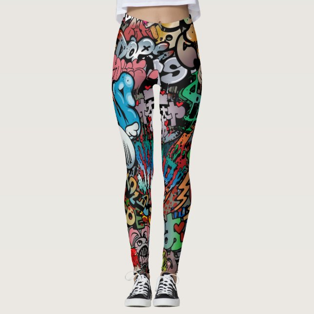 Graffiti Leggings (Devant)