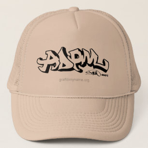 Graffiti mon casquette nommé