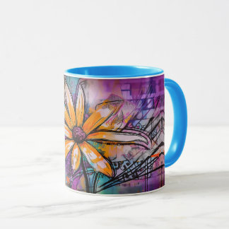Graffiti Mug - African Daisy