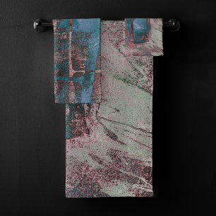 Graffiti peint Grunge   Taupe bleu rouille