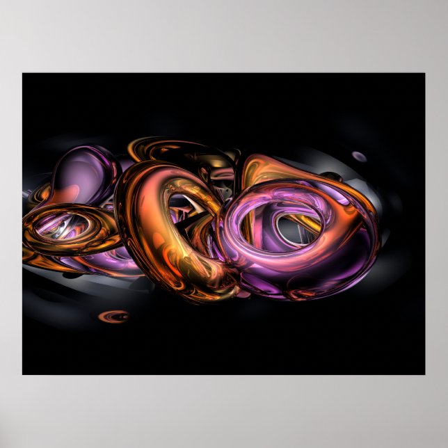 Graffiti Poster Abstrait (Devant)