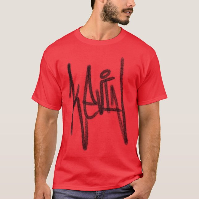 Graffiti Prénom Les T-shirts Kevin Men (Devant)