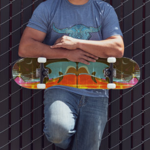 Graffiti skateboard abstrait