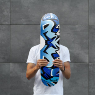 Graffiti Skateboard avec légendes personnalisées