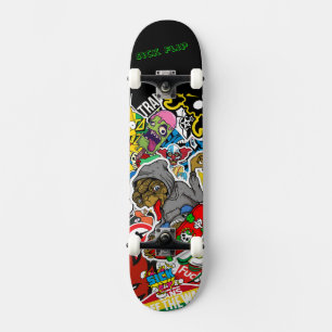 Graffiti Skateboard avec votre devise