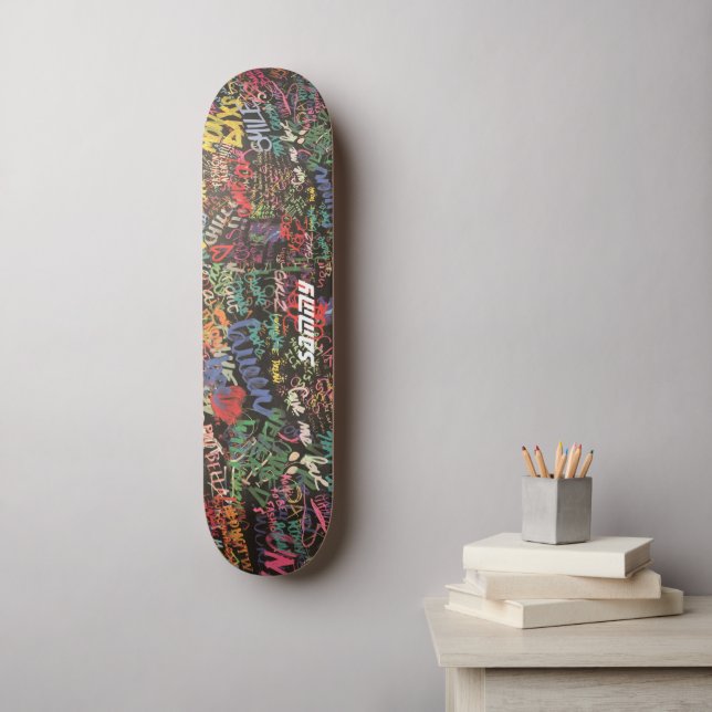 Graffiti Skateboard pour personnaliser avec votre  (Art mural)