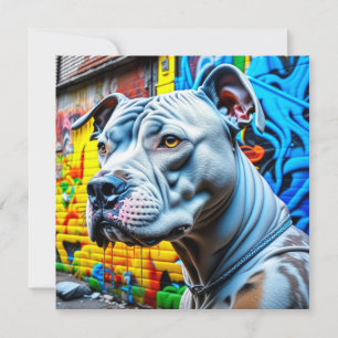 Graffiti Street Art Pitbull