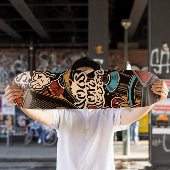 Graffiti Style Skate | Graffiti Skateboard De (Graffiti Urban Skateboard Deck)