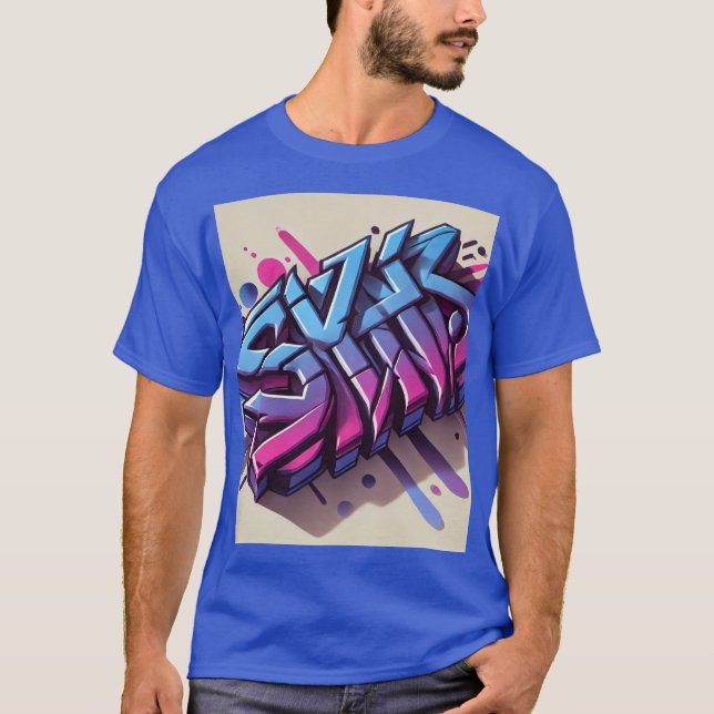 Graffiti urbain 3D Drift Design T-shirt (Devant)