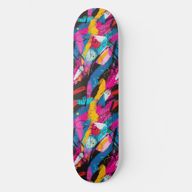 Graffiti urbain moderne Grunge Motif Skateboard