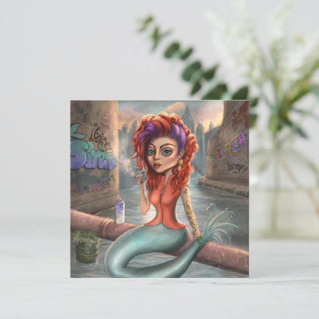Grafitti Mermaid (Debout devant)