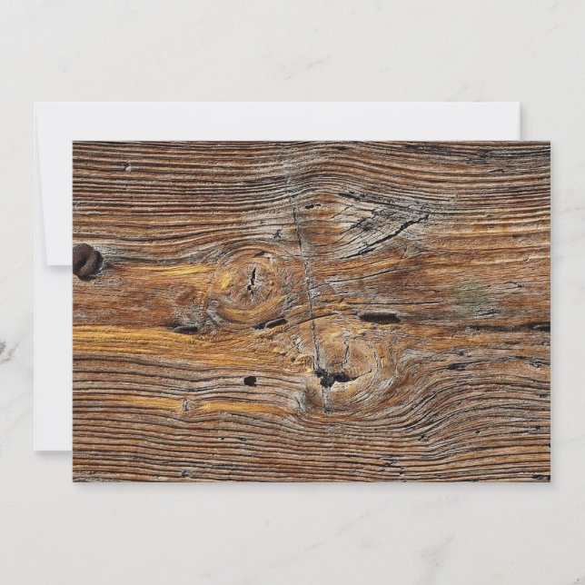 Graine de bois, feuille de bois patiné (Devant)