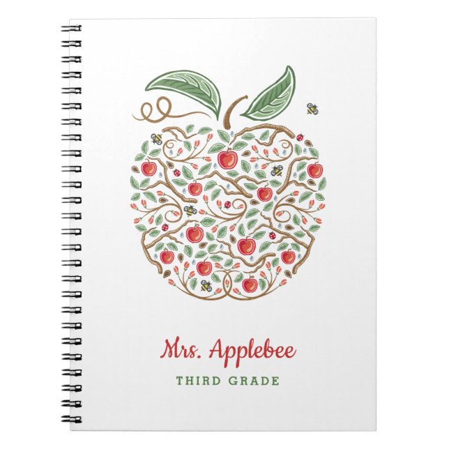 Graines de connaissance cahier Apple pour enseigna (Devant)