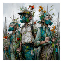 Graines de résistance - Poster Solarpunk