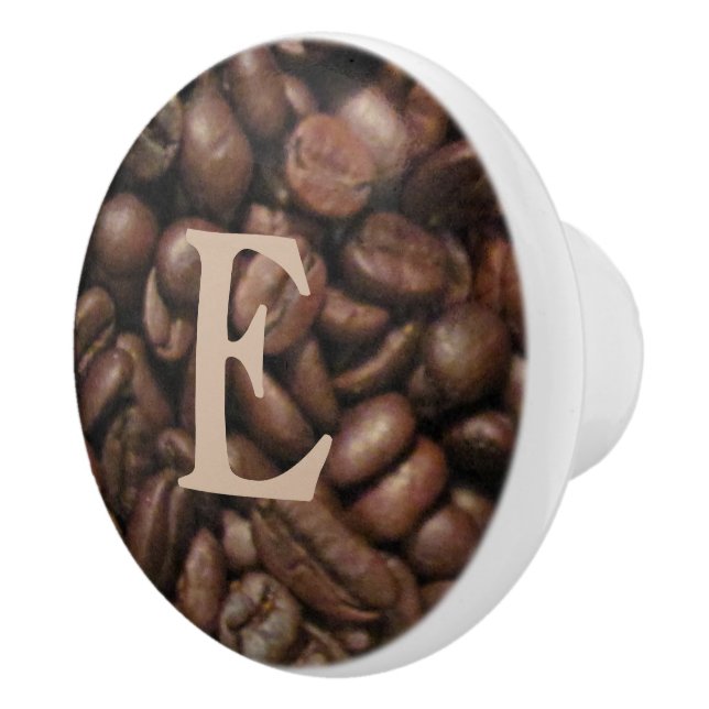 Grains de café faits sur commande - bouton de (Droite)