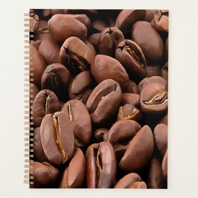 Grains de café torréfiés artistiques (Devant)