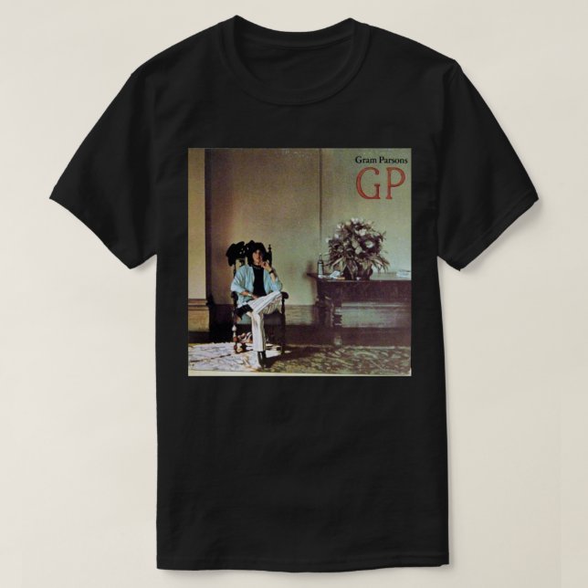 Gram Parsons, Pays, Rock, GP Classic T-Shirt (Design devant)