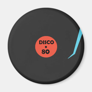 Gramophone Magnet - Retro Disco Party