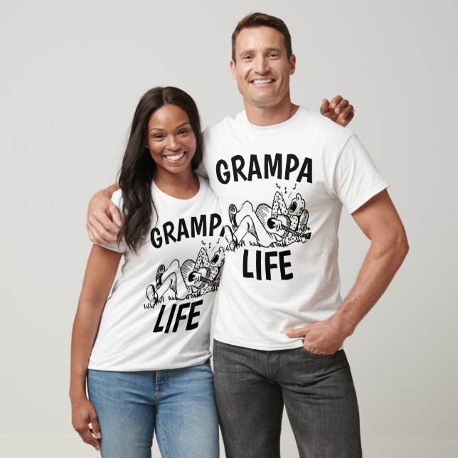 GRAMPA LIFE Funny T-Shirts (Unisexe)