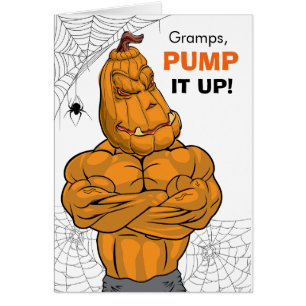 Gramps Halloween Musclé Jack o' Lantern