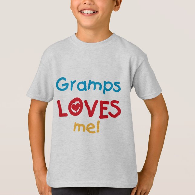 Gramps m'aime T-shirts et cadeaux (Devant)