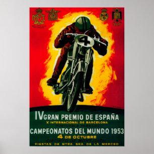 Gran Premio de Espana Poster Vintage Europe
