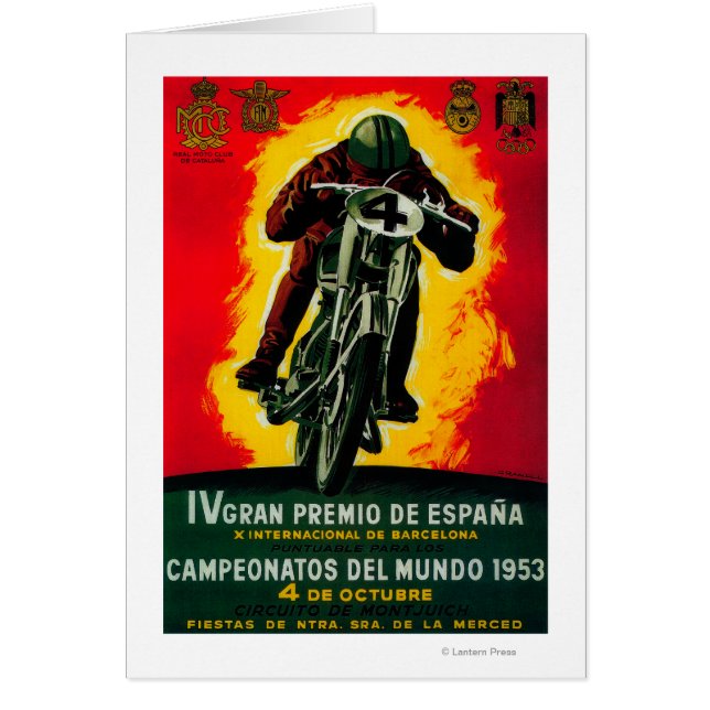 Gran Premio de Espana Poster Vintage Europe (Devant)