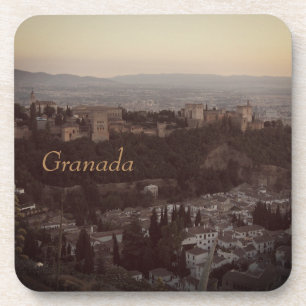 Granada, Espagne Voir la photo dessous de verre en