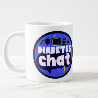 Grand 20oz #diabteschat Space Mug (avec logo)